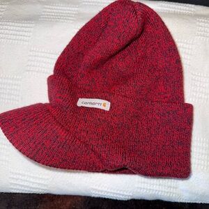 Carhartt Kids Maroon Knit Brimmed Hat